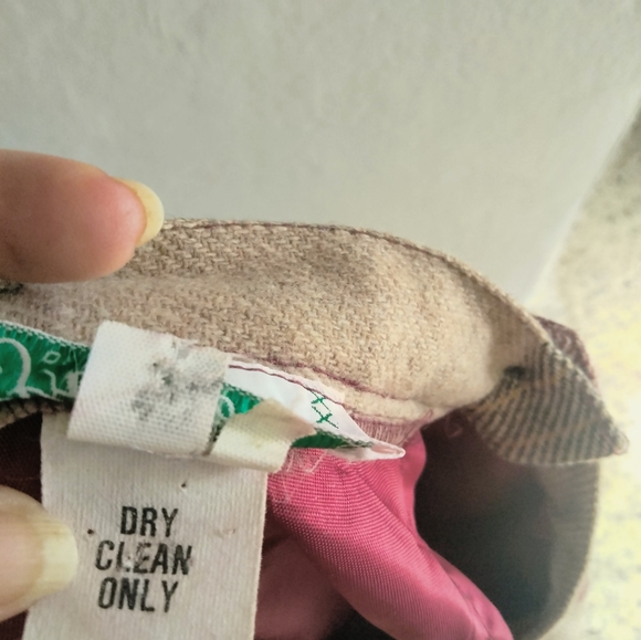 Prestige of Boston full women's plaid skirt wool blend size 16 union tag - Picture 7 of 10